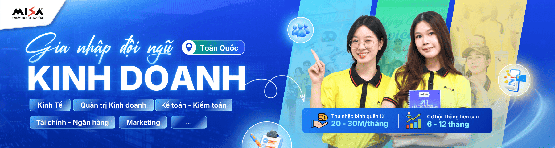 Banner tuyển dụng Misa